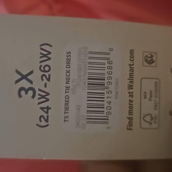 Plus size 3X tiered tie neck dress - Picture 7 of 11